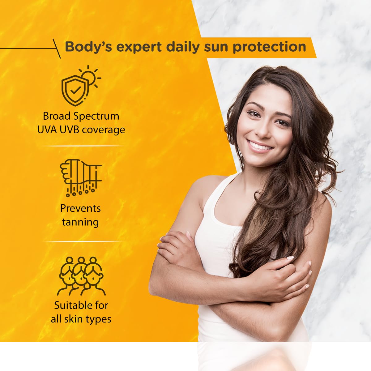 Brinton UvDoux Sunscreen Lotion with SPF 30 in Oil Free Formula| Light Weight & Non Greasy Sunscreen|Protection against UVA/UVB Rays| For All Skin Types- 50 ML x Pack of 2