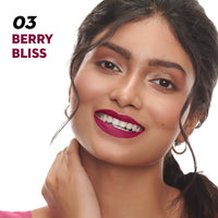 SUGAR Cosmetics LA LA Love Matte Liquid Lipstick | Lasts 18Hrs | Transferproof & Waterproof - 03 Berry Bliss