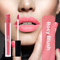 Bloom Beauty Liquid Lipstick, Velvet Matte Finish, Lightweight & Hydrating | Long-Lasting Wear, (Rosy Blush)