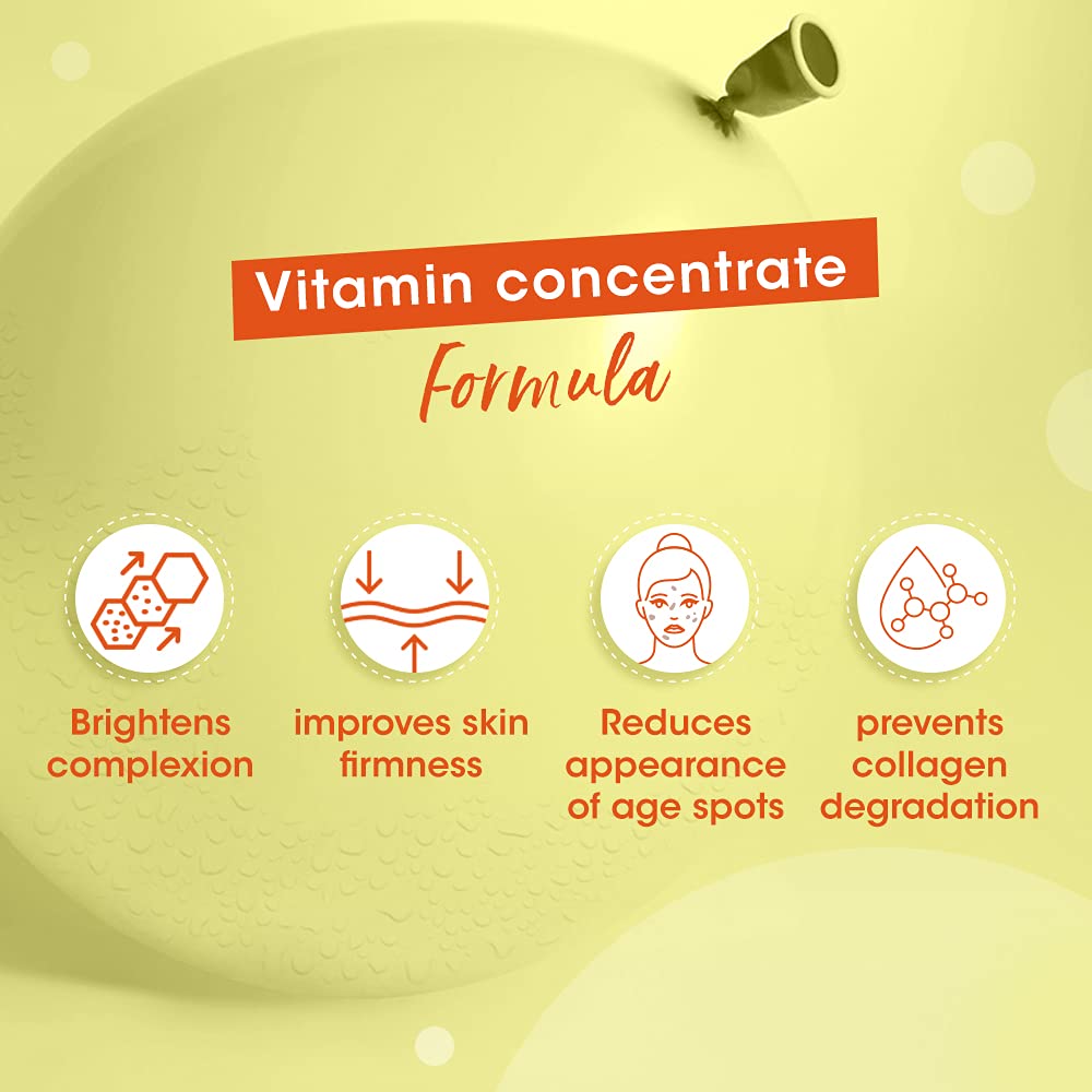 Simple Booster Serum With 10% Vitamin C+E+F 30ml | For Youthful Glowing Skin & Instant Visible Results | For All Skin Types