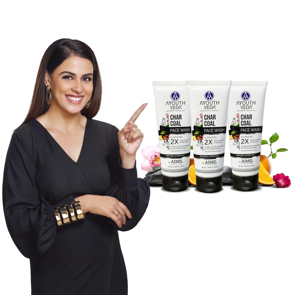 Ayouthved Charcoal Face wash 100g