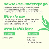 The Plant Fix Plix Under-Eye Gel and SPF 50+ Guava Glow Sunscreen Combo, For Glowing Skin & Reducing Dark Circles, 3% Niacinamide, Ceramides, Vitamin C | For Women & Men, All Skin Types