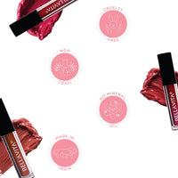 BELLAVITA Kiss-Proof Liquid Lipstick | 3.8 ml | 18-hr Stay | Transferproof Lipstick | Long Lasting | Ultra Matte Finish | Intense Moisturisation | Waterproof Liquid Lipsticks for Women | Cherry Pop