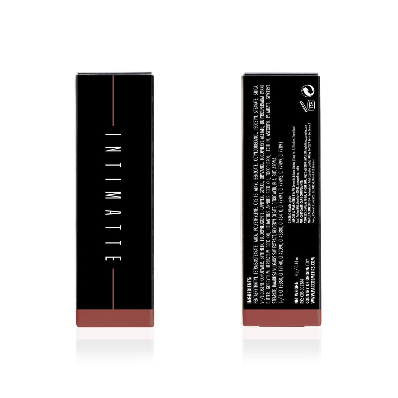 PAC Intimatte Lipstick (The Brick Era)