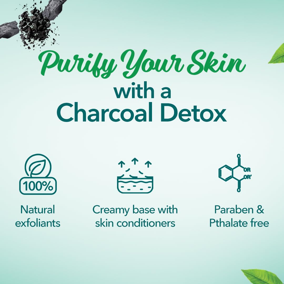 Himalaya Pollution Detox Charcoal Face Scrub | 100g