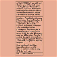 AVEIL C-Nu Vitamin C Face Serum - 30ml | Skin Rejuvenation | Hydrates & Improves Skin Texture | Vitamin C Face Serum for Radiant Glowing Skin | Lightens Hyperpigmentation & Dark Spots | All Skin Types