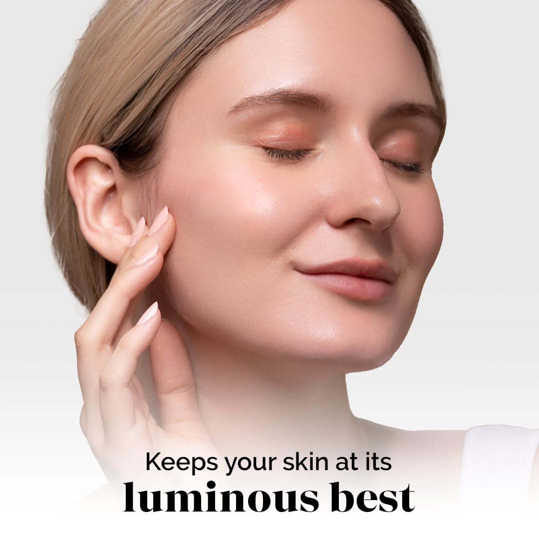 LuxaDerme Korean Ultra Brightening Face Serum, Brightens Skin and Reduces Dark Spots, Daily Use for Brightening & Even Skin Tone | 91% Natural Ingredients with Yuzu, Glutathione & Astaxanthin | 30ml