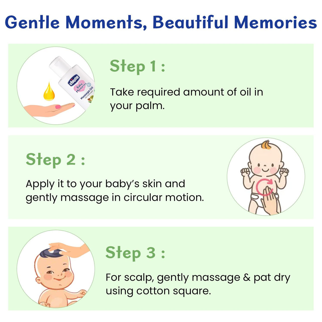 Chicco Baby Moments Massage Oil, New Advanced Non-sticky & Moisturizing Formula with Natural Ingredients to Prevent Dryness, Suitable for Baby’s Skin, Hair & Scalp, No Phenoxyethanol & Parabens (300ml)