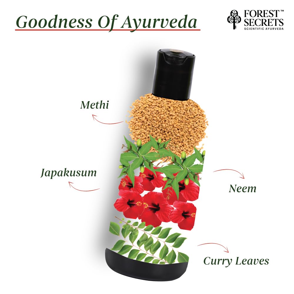 Forest Secrets Anti-Dandruff Hair Cleanser | Dandruff Control| Soothes Scalp| Ayurvedic| Suitable For All Hair Types - 300Ml