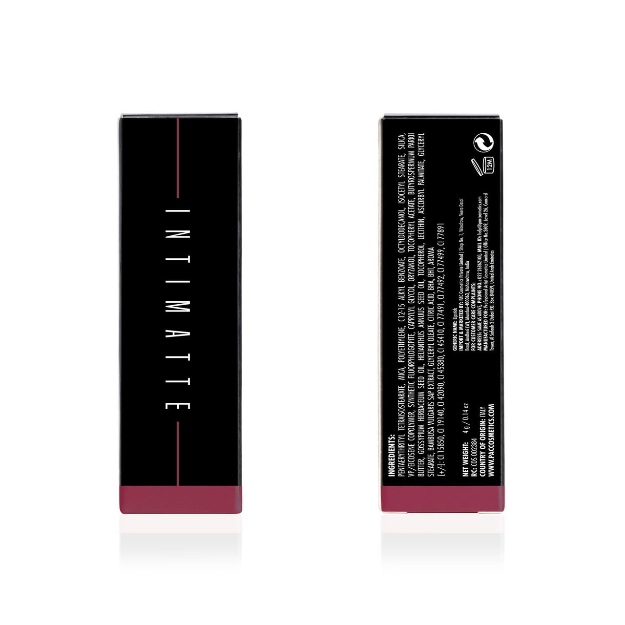 PAC Intimatte Lipstick (The Only Exception)