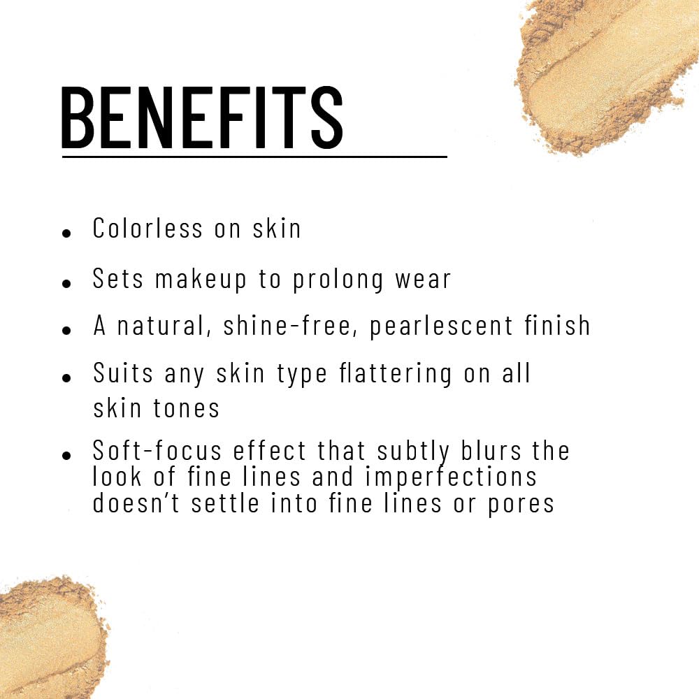 Seven Seas Body & Face Shimmer Highlighter Powder Pigments | For Eyes & Face Makeup | Shimmery Effect, Glitter, Duo-Chrome, Metallic, Intense Pigmentation | Product Used as Highlighter (Buttermilk)