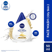 NIVEA Milk Delights Face Wash Fine Gramflour For Oily Skin 50ml, 50 ml