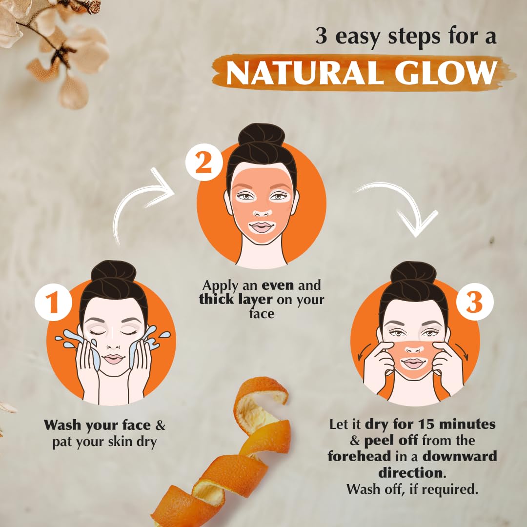 Everyuth Naturals Orange Peel Off Mask for Natural Glow 90g