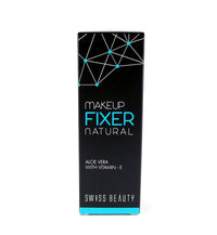 SWISS BEAUTY Fixer Natural Aloe Vera with Vitamin-E Face MakeUp, White, 50ml and Professional Liquid Concealer, Warm Sand, 5.6g