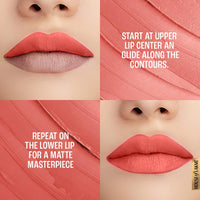 Lakmé 9To5 Primer + Matte Lip Color Mr6 Coral Date, 3.6 G