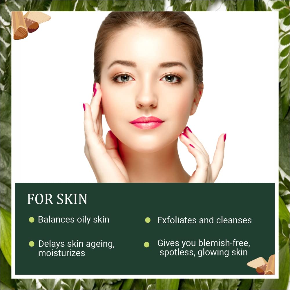 INDUS VALLEY Organic (Sandalwood Face Pack+ Aloevera Cucumber toner+ Multani Mitti Powder | Healing Clay | Bentonite clay) 200g+ 200g =400g,250ml