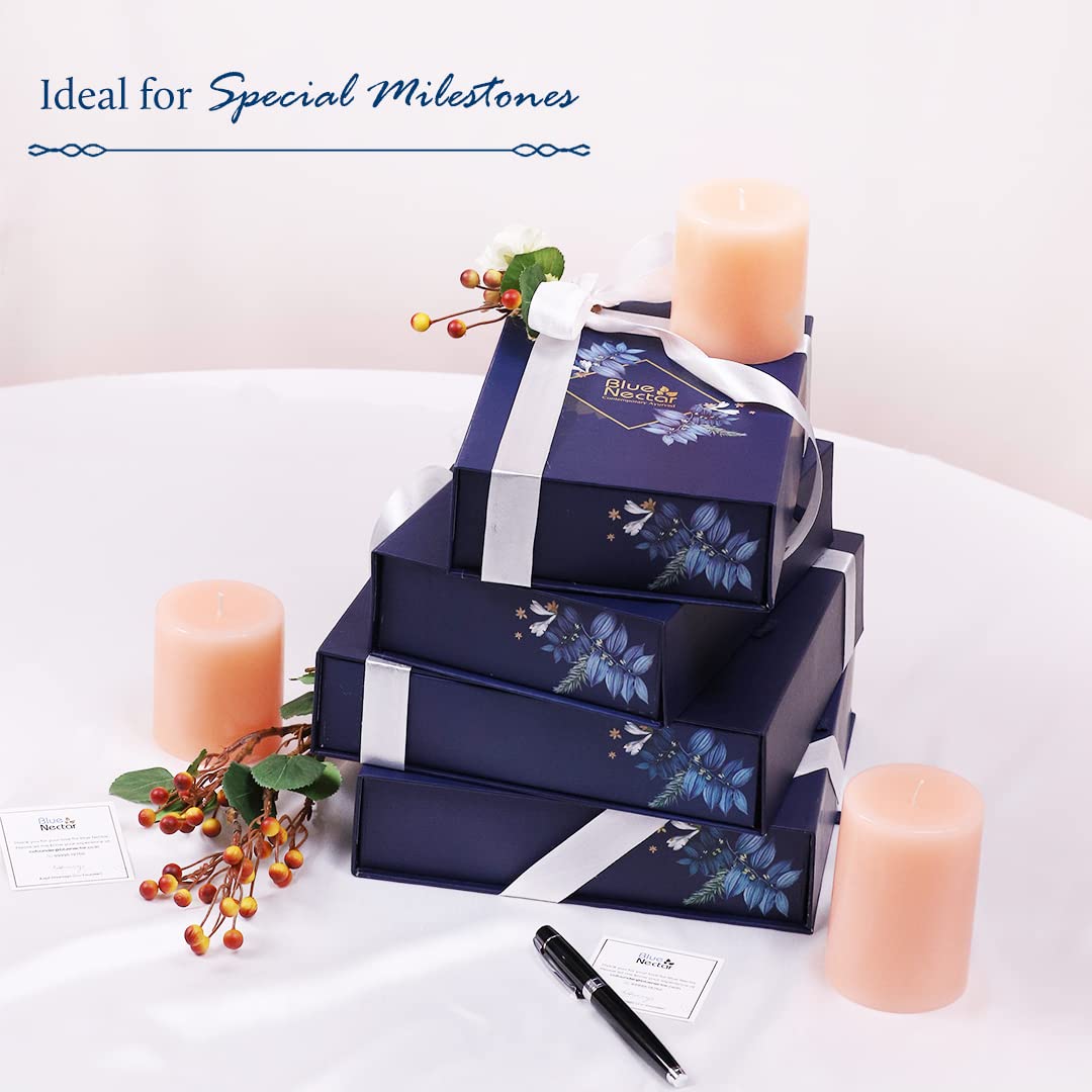 Blue Nectar Beauty Gift Box for Women & Men | Premium Face & Body Care Combo of Face Wash, Cream, Scrub, Body Wash & Body Lotion | Perfect Gift for Birthday & Anniversary | Pack of 5