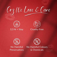 Oliva Liquid Lipstick, 12HR Long-lasting Matte Lipstick, Non Transfer, High Coverage, Water & Smudge Proof, Light Weight & Cruelty-Free - 2ml (Ruby Rose 6)