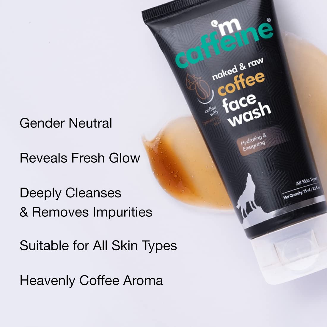 mCaffeine Tan Removal Face Wash for Men & Women (Pack of 2) | Coffee Face Wash for Oily Skin & Normal Skin | Daily Use Face Cleanser for Hot & Humid Weather - 150ml