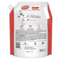 Lifebuoy Total 10 Germ Protection Liquid Hand Wash 1.5 L Refill Pack, Kills 99.9% Germs, Liquid Hand Soap Fights Bacteria and Viruses