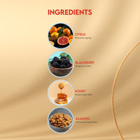 Jovees Herbal Mini Fruit Facial Kit For Hydrated Skin, Reduces Fine Lines, Tanning & Dullness With 6 Easy Step | Kit for Enhance Natural Glow 315g (Multiple Use)