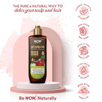 WOW Apple Cider Vinegar No Parabens & Sulphate Shampoo, 200mL