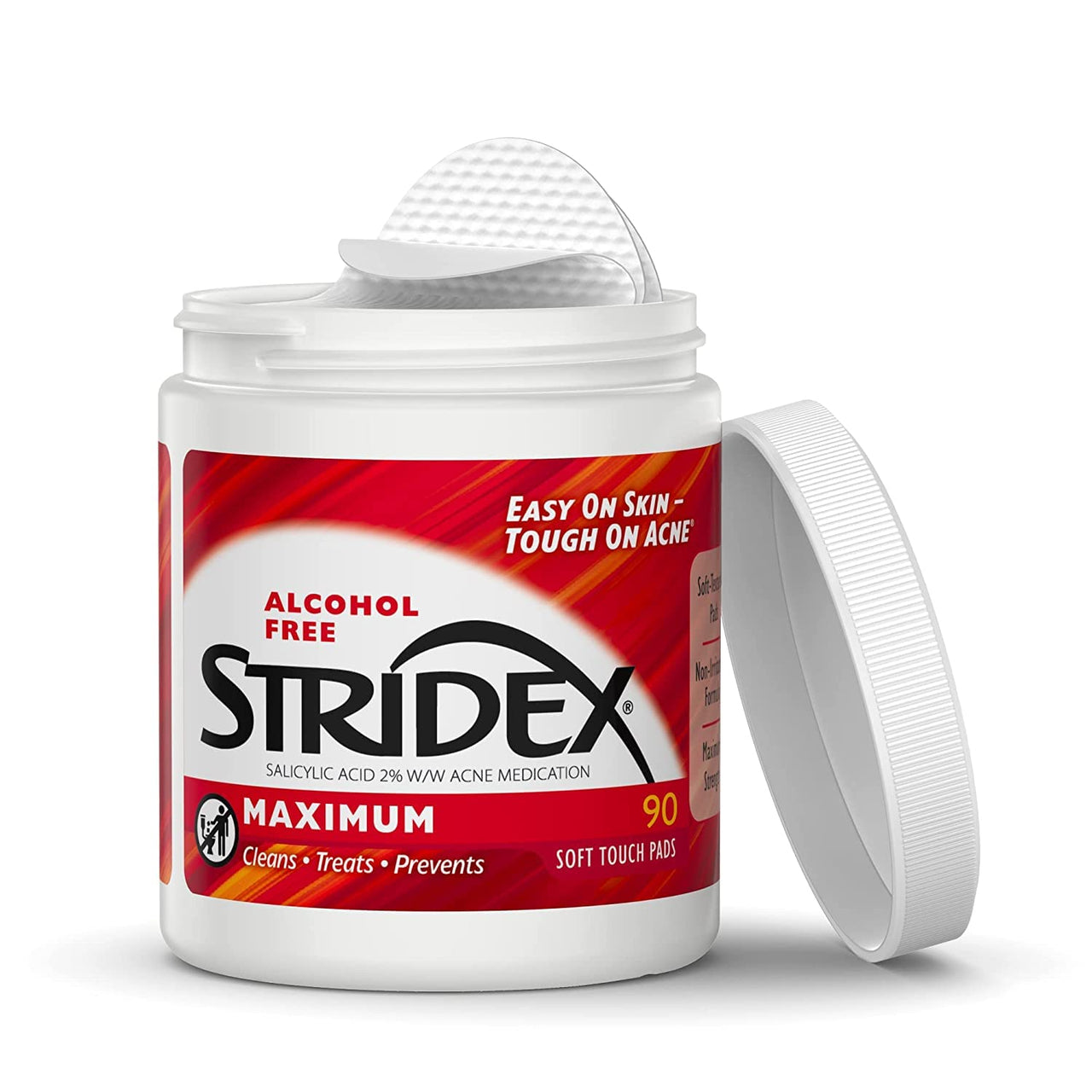 Stridex Daily Care Acne Pads Maximum Strength, 90 ct