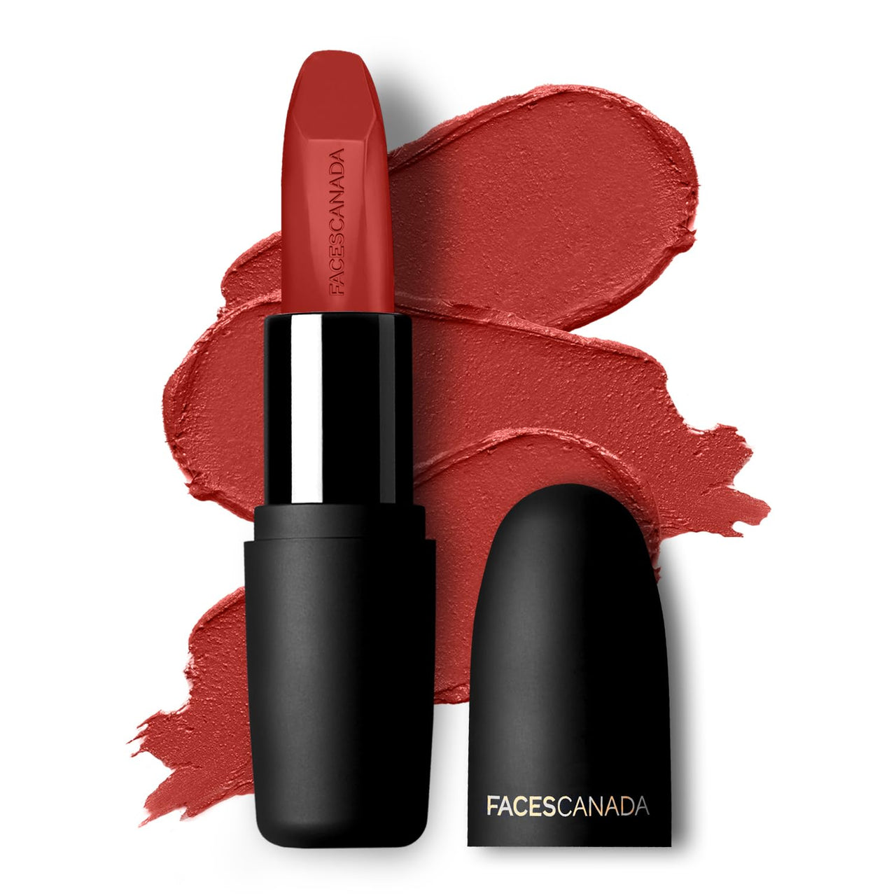 FACESCANADA Comfy Matte Liquid Lipstick - Roses For You 26,3 Ml | Comfortable 10Hr Longstay |&Faces Canada Weightless Matte Lipstick - Jungle Red 29 (Red),4.5G | Highly Pigmented Lip Color