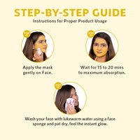 Orgatre Ubtan Face Mask Stick For Men & Women For Sun Tan, Natural Glow With Natural Haldi | 40 Grams