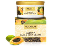 Vaadi Herbals Face and Body Cream, Papaya, 150g