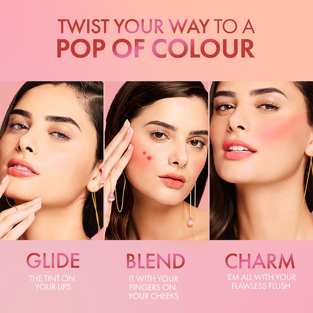 Lakmé Natural Lip Love Lip & Cheek Deep Red