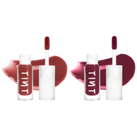Tint Cosmetics 2.5ml Set of 2 Lipgloss, Brick Red & Deep Wine, Non Sticky, Hydrating, Light Weight, Long Lasting, High Shine & Soft Natural Liquid Lip Gloss For Girl & Women (Honey & Vino)