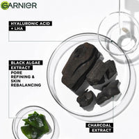 Garnier Skin Naturals, Face Mask, Hydrating & Detoxifying, Black Serum Mask Pure Charcoal, 1 pc, 28gg