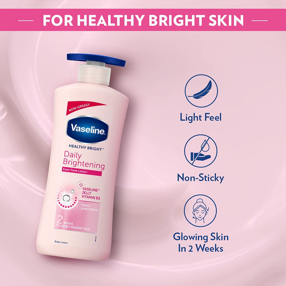 Vaseline Body Lotion, 600ml (Daily Brightening)