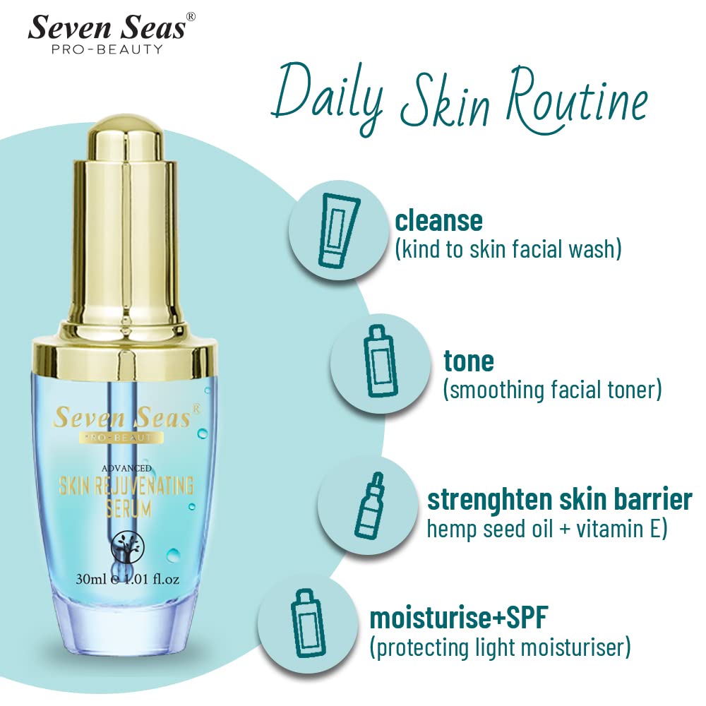 Seven Seas 3 in 1 Skin Serum for Spotless Glowing Skin Anti-Aging Serum