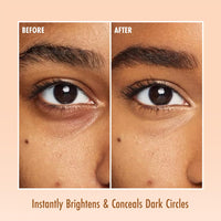 mCaffeine Brightening & Colour Corrector Tinted Under Eye Cream with 2% Vitamin C + Ferulic Acid | SPF 30+ PA++++| Reduces & Conceals Dark Circles | Instantly Brightens | UV Protection | Orange - 15ml