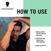 Schwarzkopf TAFT Instant Hair Styling Volume Powder For Fuller Volume And Thickness, Lasts 24 Hours Without Stickiness And Residues | For All Hair Type - 10 Grams