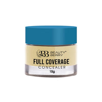 Beauty Berry Full Coverage Concealer, Easy to Blend, Ultra Lightweight & Long Lasting Concealer | Creamy Texture, Highly Pigmented, Waterproof Concealer for Face Makeup (YELLOW CORRECTOR-07, 1)