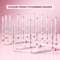 SHOPAAREL BE BOLD Lip & Eye Pencil, 2-in-1 Lip & Eye Liner, Creamy & Blendable, Lip Liner, Built-In Sharpener, Matte Finish, Eye Liner, Intense Pigment, Smudge-Proof, Long Lasting-0.4 Gm, Kisses