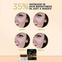 Twasa 24k Gold Pure Moisturizer For Oily & Dry Skin with Real Gold Flakes and Shimmer | Oil Free Glow Moisturizer For Face | Fast Absorbing Face Cream For Men & Women | Paraben Free | 50gm