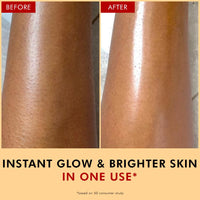 mCaffeine Glow Boost Grapefruit Body Scrub | Tan Removal | AHA- Lactic & Glycolic Acid, Niacinamide | Vitamin C Rich Grapefruit for Glowing, Soft & Smooth Skin | Remove Dry, Dead Skin | Fruity Grapferuit Aroma - 175g