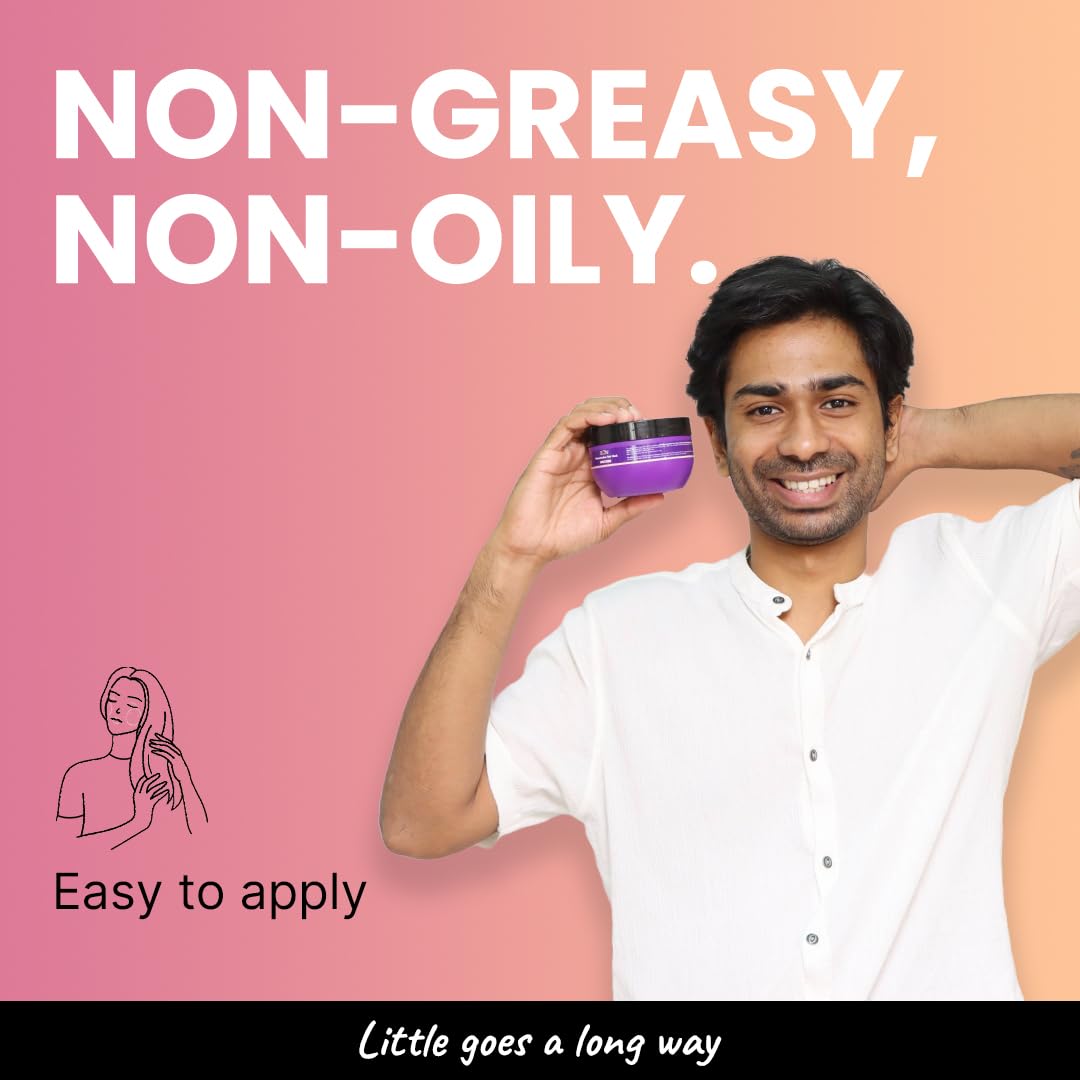 2.Oh! Italian Reconstruction Hair Mask for Frizzy Hair | Hair Mask for Damaged Hair with Deep Conditioning Concentrate | Repair Mask for Dry Hair | Argan Oil Hair Spa Cream for Women and Men