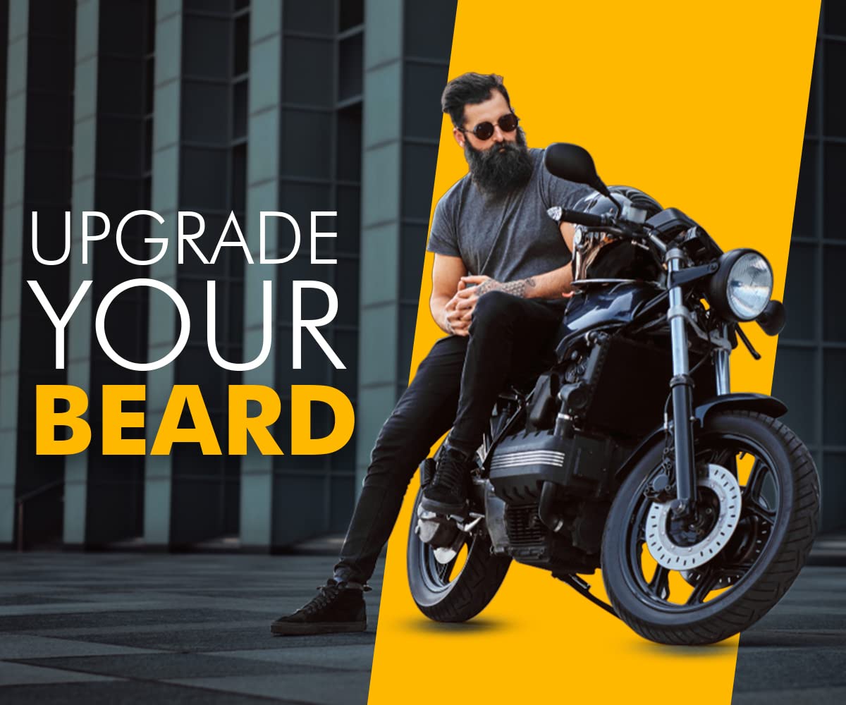 UrbanGabru Beard Booster Growth Oil for Men | Enriched with Natural Herbs & Jadibuti (60 ml) | Paraben Free | Fills Patchy Beard | For Thicker & Longer Beard | Rich in Vitamins & Omega 3, 6, 9