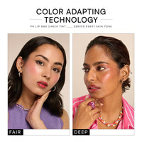 GUSH Pink Tint Colour Changing pH Lip Oil | Long Lasting Hydration & Nourishment | Enriched with Jojoba and Rosehip Oils | Weightless, Non-Sticky & Glossy Finish | (Golden Hour 5ml)