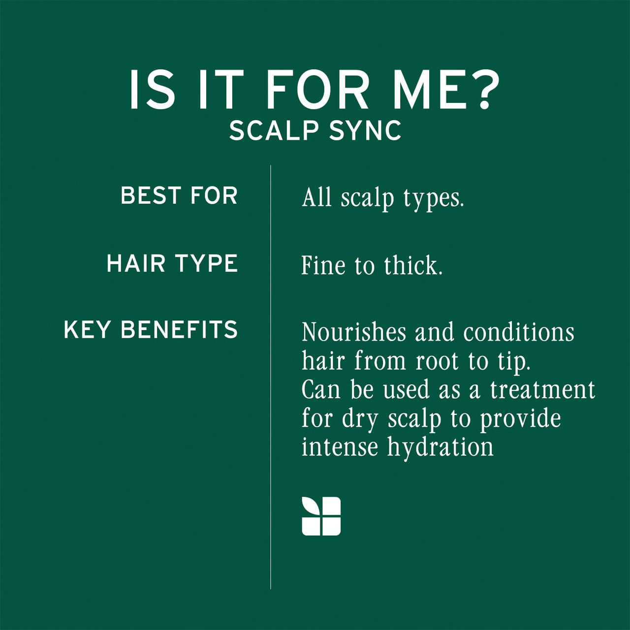 Biolage Scalp Sync Universal Conditioner - Nourishing & Hydrating for All Scalp Types, Lightweight Moisturizing & Conditioning, Fermented Tea Blend & Glycolic Acid, Vegan & Paraben-Free