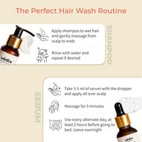 Vedix Vikleda Shampoo & Vithan Hair Growth Serum Combo For Women & Men | For Dry Hair & Hair Growth | 100ml + 40 ml