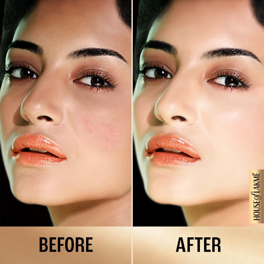 Lakmé 9To5 Primer + Matte Perfect Cover Liquid Full Coverage Foundation For Normal Skin Type, W160 Warm Sand, 25 Ml 1 Count