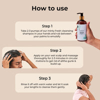 Fix My Curls Cleansing Shampoo for Curly Hair & Wavy Hair| Enriched with Apple Cider Vinegar, Tea Tree & Rosemary Oil| Anti-Frizz, Anti-Itch | pH Balanced, Paraben-Free, Silicone-Free & Sulfate-Free| 100ml