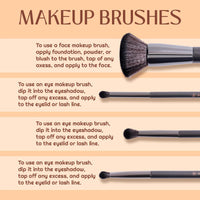 Shryoan Face Highlighter Makeup Fan Brush| Precise Synthetic Brushes With Feather Soft Touch & Perfect For Highlighting