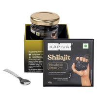Kapiva Original Himalayan Shilajit/Shilajeet Resin 40g |Super Saver Pack| 250mg/Serving | For Energy, Endurance & Vitality | 160 Servings | 100% Ayurvedic